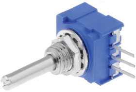 Potencjometr 10kΩ typ Obrotowy Bourns średnica wału 3,18 mm 0.5W długość wału 19mm Montaż na łożysku