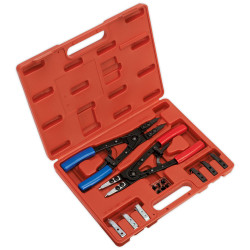 Sealey AK8500 Circlip Pliers Set Internal/external 265mm Heavy-duty