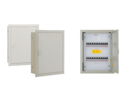 Rozdzielnica podtynkowa 24 modułowa 2x12M drzwi metal IP30 RP-24 101411 VERTOM