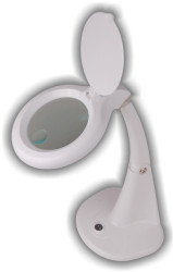 Lampa biurkowa LED z lupą(96mm) 8093 3D+12D 5W