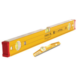 Stabila 16007 96-2-120 Spirit Level &amp; 81 S REM Level Pack
