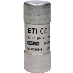 Wkładka cylindr. CH22 22x58 32A gG ETI 095206