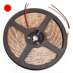 TAŚMA LED 5630 CZERWONA IP65 300LED 9,6W SINGLE pcb JLM OP.5m