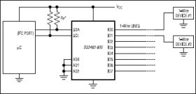 DS2482-800 8-Channel 1-Wire Master