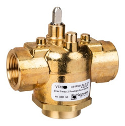 Zawór strefowy Mosiądz do rury 15mm liczba portów 3 Schneider Electric Zawór strefowy