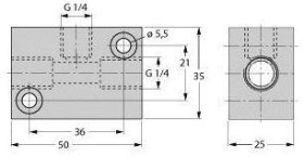 Turck 6873012 FCI-1/4-1/4-1/4-A4, 1 szt.