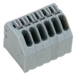 PTR Hartmann 54191050051E Spring-loaded Terminal 0.75mm&#xB2; 5-Pin Grey