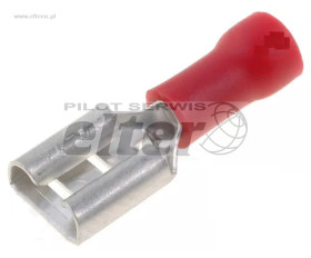 Konektor płaski 6,3mm 0,5÷1,0mm2 czerwony