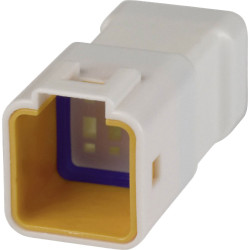 JST 08T-JWPF-VSLE-D JWPF Socket Housing 8-Pin IP67 Lockable Audible Click