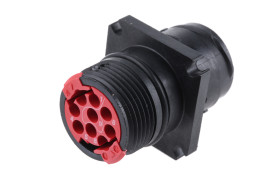 Złącze wielostykowe przemysłowe 9-pinowe Montaż na kołnierzu Wtyczka Souriau Sunbank by Eaton