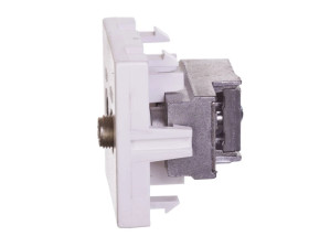 Simon Connect Gniazdo K45 antenowe RTV/SAT czysta biel K130A/9