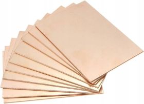 LAMINAT SZKLANO-EPOKSYDOWY DWUSTRONNY 13x20CM 130x200MM FR4