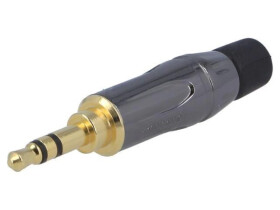 Złącze Jack 3,5mm, męskie, wtyk, proste, stereo KS3PC-AU