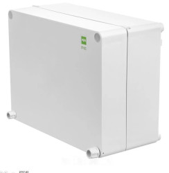 INDUSTRIAL Puszka hermetyczna n/t 220x170x107 z zawiasami IP65 szara 2717-03