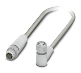 Przewód czujnik-siłownik Złącze A M8 liczba rdzeni 3 długość 300mm Rodzaj A Męskie Złącze B M8