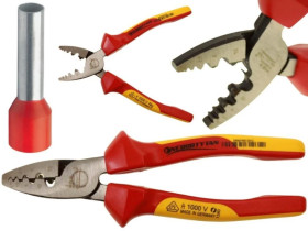 Zaciskarka izolowana do tulejek 0,25-16mm2 / 180 mm / 1000V / ETOW16 / MADE IN GERMANY