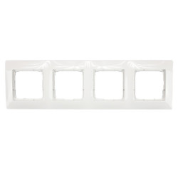 Ramka poczwórna biała DR4/11 Kontakt Simon54
