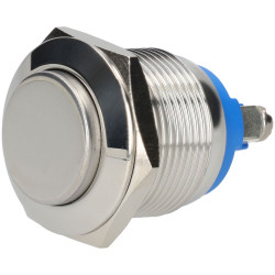 R-TECH 524584 19mm Vandal Resistant Switch 36VDC 2A Raised St/Steel Screw