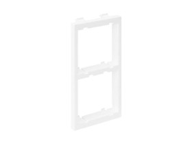 SIMON CONNECT Adapter CIMA na 2 moduły K45 (45x45mm) pionowo czysta biel S62/9 KONTAKT SIMON