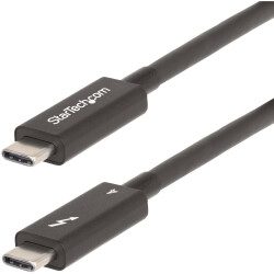 StarTech.com A40G2MB-TB4-CABLE 6ft (2m) Active Thunderbolt 4 Cable, 40Gbps 100W