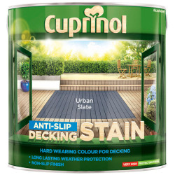 Cuprinol 5122407 Anti-Slip Decking Stain Urban Slate 2.5 litre