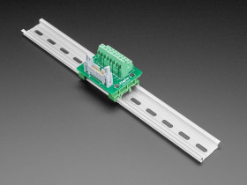 DIN Rail 2x8 IDC to Terminal Block Adapter Breakout