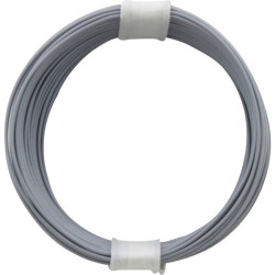 Donau 110-9 Elektronik Strand 1-wire 0.04mm&#xB2; Grey 10m Insulated Wire