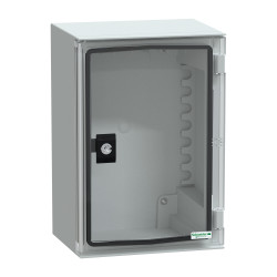 Schneider Electric PanelSeT PLM NSYPLM32TG Szafka instalacyjna 200 x 300 x 160 poliester szary 1 szt.