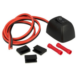 Przełącznik A-RS-1BB 6A 250V Kołyskowy, w obudowie, kabel 60cm