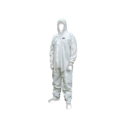 Scan Chemical Splash Resistant Disposable Coverall White Type 5/6 XXL (45-49in)