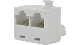 Rozdzielacz Telefoniczny Rj45 8P8c 1 Wtyk / 2 Gniazda Kat.3