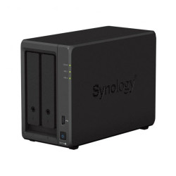 Synology DS723+ 2-zatokowy serwer NAS, AMD Ryzen, 2GB RAM, 2x 1GbE RJ-45, 2x M.2 NVMe, Tower
