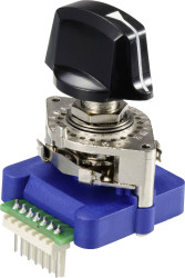 TRU COMPONENTS TC-12830252 Przełącznik obrotowy 5 V/DC, 25 V/AC, 50 V/AC 0.5 A 1 x 30 ° 1 szt.