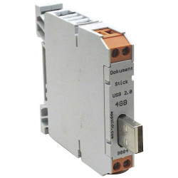 Appoldt 9003 Rail-Mount USB Stick 8GB IP54, Easy DIN Rail Install