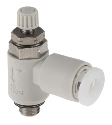 Regulator przepływu SMC Gwintowany Regulator prędkości AS-FG