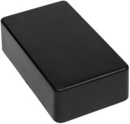 ABS enclosure, (L x W x H) 124.65 x 72 x 37.1 mm, black, IP54, 4U32120704006