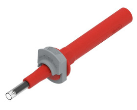 Próbnik, typ końcówki: Wąski, rozmiar: 4mm, 1kV, 500mA, Czerwony