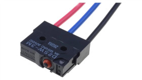 Mikroprzełącznik Snap Action Bez Dźwigni Spdt 3A/125Vac Ip67 D2sw-3M