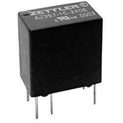 Zettler Electronics AZ957-1C-12DE PCB Relay 12V DC 1A 1 Change-Over