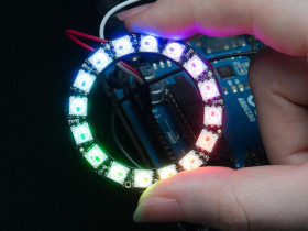 Adafruit NeoPixel Ring - 16 x 5050 RGB LED with Integrated Drivers