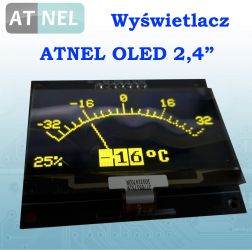 ATNEL OLED 2,4" ŻÓŁTY