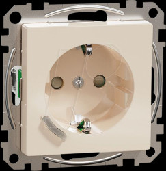 MEG2380-0344 Socket, 1-fold, white, glossy, Zigbee