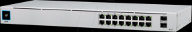 USW-16-POE Switch, 18-Port, Gigabit Ethernet, PoE+, SFP