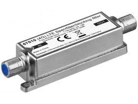 Filtr blokujacy LTE/4G, Gniazdo F - Gniazdo F