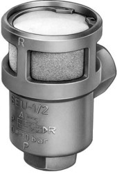 Szybki zawór wydechowy G 1/2 10 barów Aluminium odlewane rura: 15mm Festo