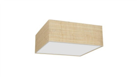 Lampa Sufitowa Marshall White / Rattan 2Xe27 Mlp7484 Milagro