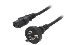 Kabel: 3X1mm2, As/Nzs 3112 (I) Wtyk,Iec C13 Żeński, 5M, 10A Lt-423+501...