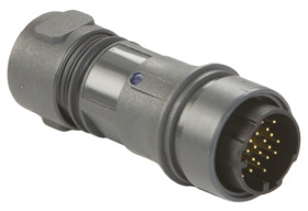 Złącze wielostykowe przemysłowe 22-pinowe Montaż na kablu Wtyczka Bulgin