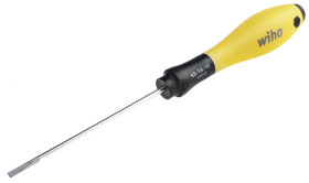 Standardowy wkrętak rozmiar końcówki: 3 mm, grot Płaska Wiha długość ostrza: 100 mm Standardowy wkrętak