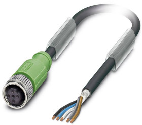 Kabel do czujników/elementów wykonawczych Phoenix Contact SAC-5P- 1,5-PUR/M12FS SH 1682935, kabel, otwarte końcówki, 1 s